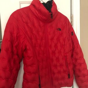 ❤️NORTH FACE❤️ CANDY RED PUFFER COAT